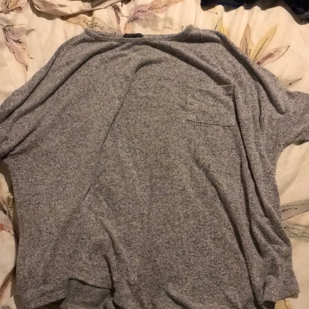 Mmm gray oversized long sleeve